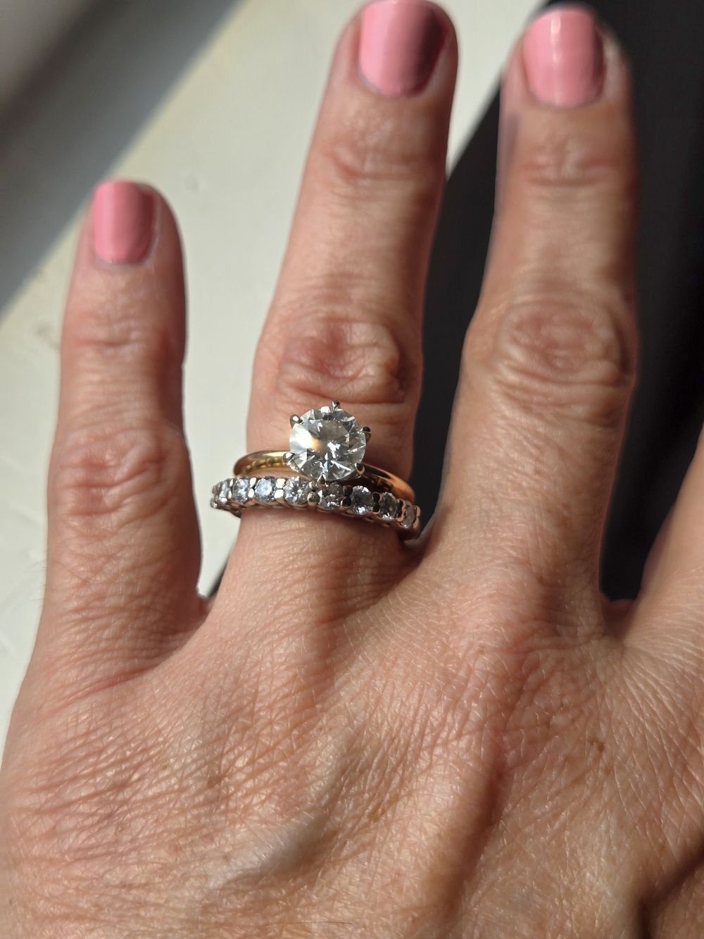 Engagement Ring And Wedding Band SET!!!!